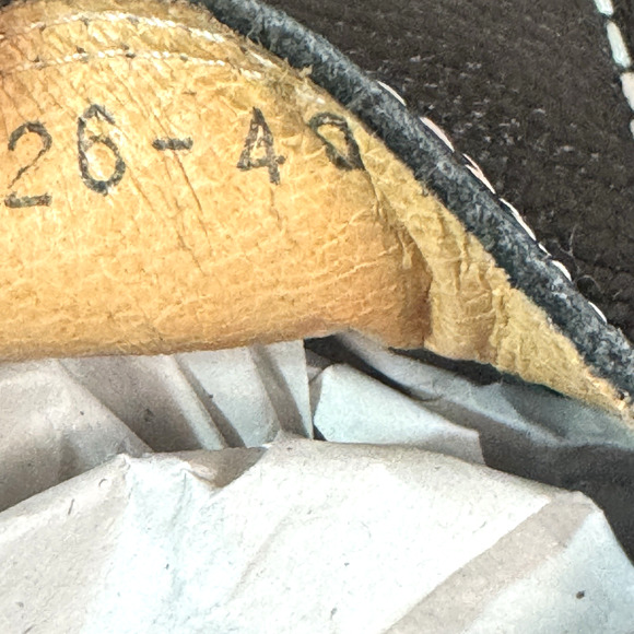 Tod's Womens Black Pebbled Leather Square Toe Slip On Mule Driving Shoes 40/9 - Picture 9 of 9